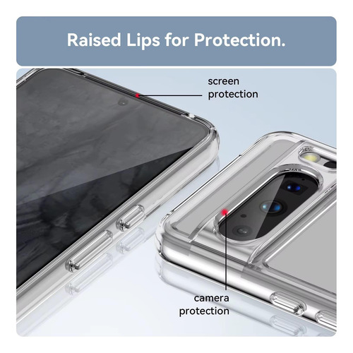 Funda Space Clear Premium Para Google Pixel 8 8 Pro 8a Transparente Pixel 8 Pro