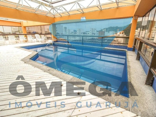 Imagem 14 de 17 de Guarujá Pitangueiras Flat 2 Dormitórios Ar Condicionado Piscina Lazer Completo Manobrista Serviço De Praia Portaria 24 Horas - Fl0011 - 34708972