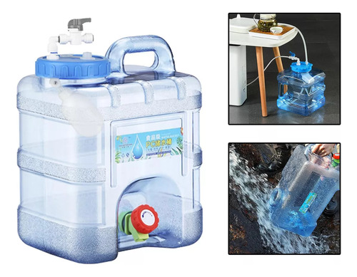 Contenedor De Almacenamiento De Agua De 10 Litros Con Agua D