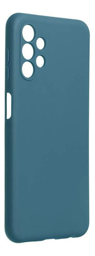 Case Funda Protector Para Samsung A13 4g Gamuza Azul