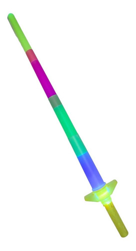 10 Espada Con Luz Juguete Premio Baston Led Color Surtidos
