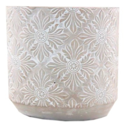 Imagem 3 de 3 de Vaso Cachepot De Cimento Gx36020-2