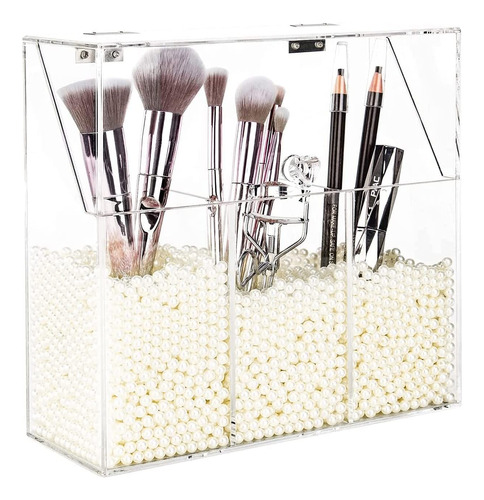 Yestbuy Soporte Transparente Para Brochas De Maquillaje, Org