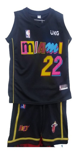 Conjunto De Basquet Negro Niño/adulto