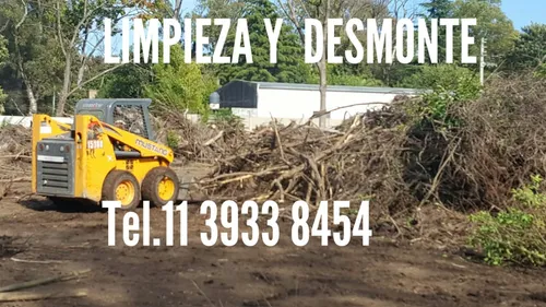 Limpieza Y Desmonte De Terrenos . Alquiler Camion Y Bobcat