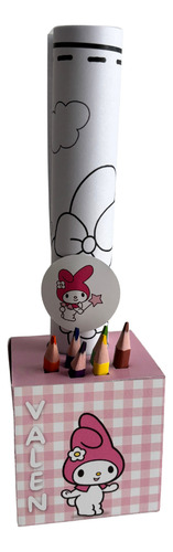 Caja Cubo Para Colorear Personalizada Souvenir X12 Blanco