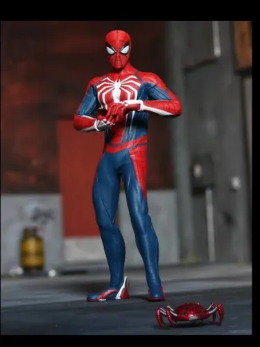 Hot Toys Spiderman Advanced Suit Ps4 Game Homem Aranha Marve