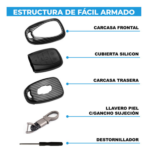 Funda Carcasa Llave Control Para Matiz 3 Botones
