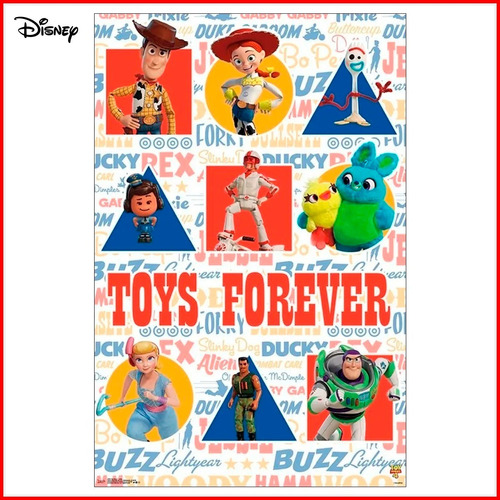 Poster Toy Story 4 Grid Disney Pixar Original