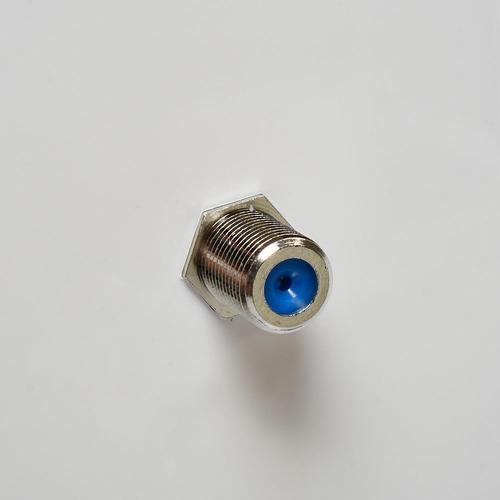 Conector Sencillo F De Plástico Blanco