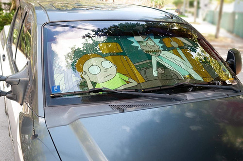 Parasol Oficial De Rick And Morty Auto  Space Cruiser Flippi