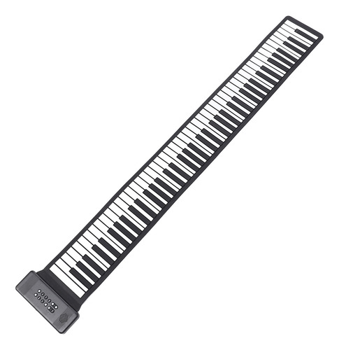 Teclado Flexible Roll Piano Up Para Niños Principiantes, Por