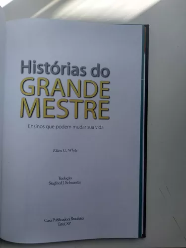 Livro Histórias Do Grande Mestre G739