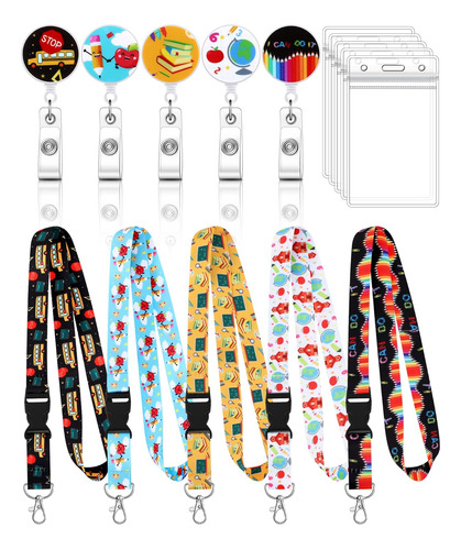 Conjunto De 15 Lanyards De Maestro De Retorno Escuela S...