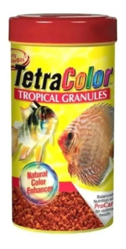 Imagen 4 de 6 de Alimento Para Peces Tetra Color Granulado 75 Gr