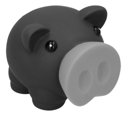Alcancia Cerdito For Promotional Colores Nariz Removible Color Negro Animales