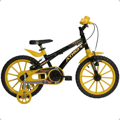 Bicicleta Infantil Aro 16 Masculina  Athor Baby Lux Cars