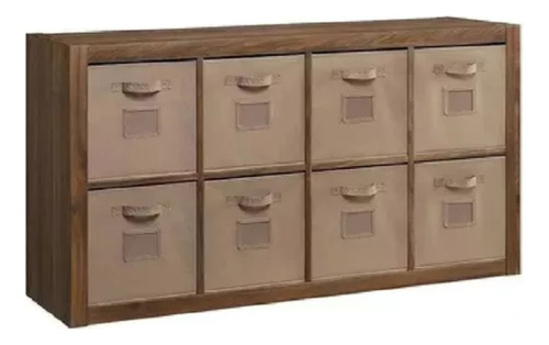 Mueble Organizador Con 8 Cestos De Tela