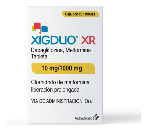 Xigduo Xr 28 Tabletas 10/1000mg