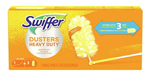 Swiffer 360 Dusters Kit De Iniciación De Mango Extensible,