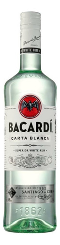 Bacardi ron blanco carta blanca 980 cc