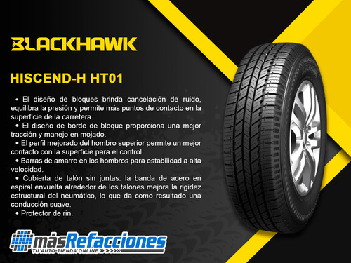 2) Llantas 265/70r17 Blackhawk Hiscend-h Ht01 115t