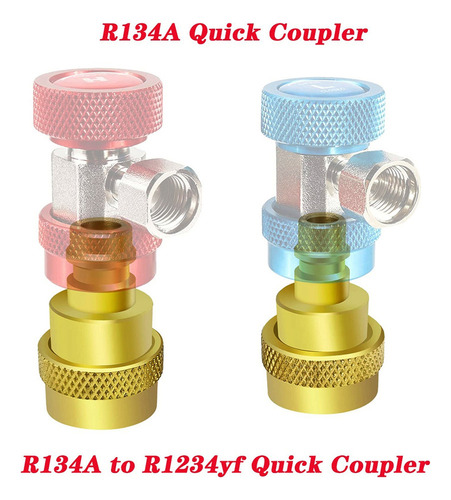 Kit De Conversión A/c R134a A R1234yf De 2 Piezas, Adaptador