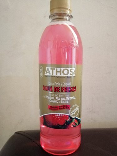 Agua De Fresas Athos X500ml