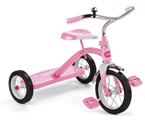 Triciclo Rosa De Acero Para Niños - Radio Flyer