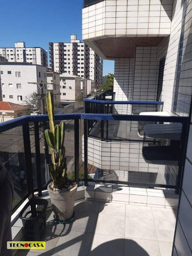 Excelente Apartamento Com 03 Dormitórios Para Venda Com 110 M² No Bairro Vila Guilhermina Em Praia Grande/sp. - Ap6462