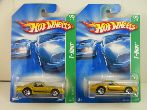 Hot Wheels Pontiac Hot Bird T- Hunt Variación Color 2 Coches