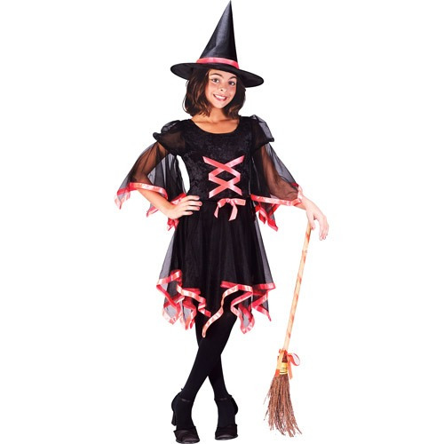 Disfraz Para Niña Bruja De Cinta Talla M 7-8 Halloween