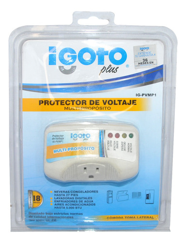 Protector De Voltaje Multip. Ref. Pvmp1  Igoto