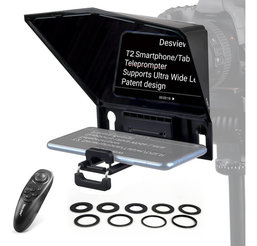 Teleprompter Desview T2 Para Tableta, Teléfono Inteligente, 