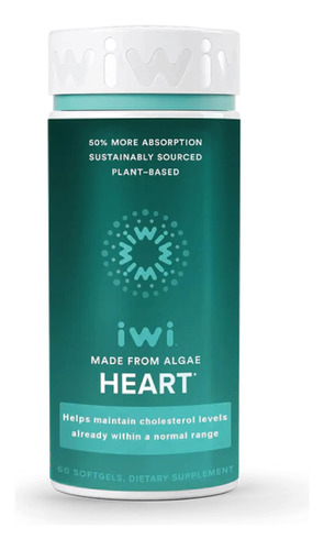 Iwi Life Heart Omega-3, 60 Capsulas Blandas (30 Porciones), 