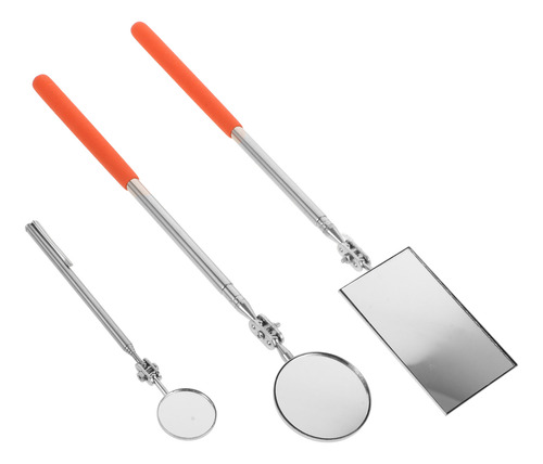 Espejo Telescópico Mecánico De 3 Piezas, Extensible, Inspecc