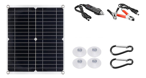 Conjunto De Cargador De Panel Solar Para Exteriores X 20w, U