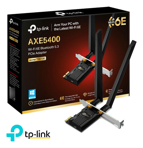 Tarjeta De Red Archer Txe72e Tp Link Wi-fi 6e Axe5400