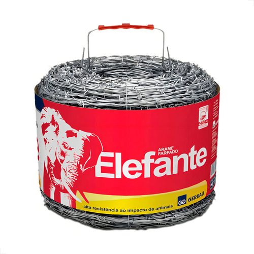 Arame Farpado Elefante 400kgf - 400 Metros - Gerdau