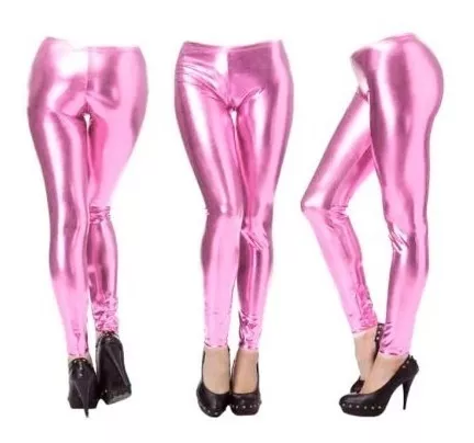 Leggins Metalizado fucsia para mujer