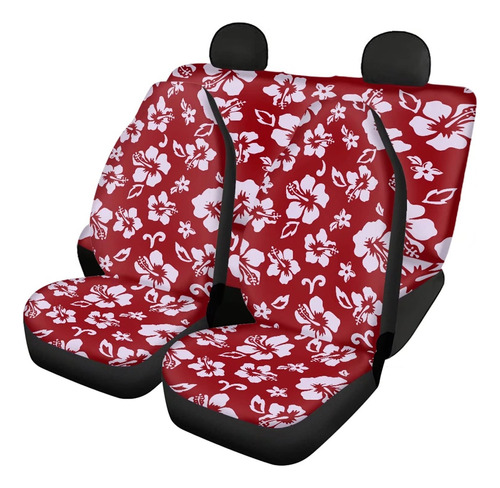 Dreaweet Funda Asiento Hawaiana Para Auto Delantero Trasero