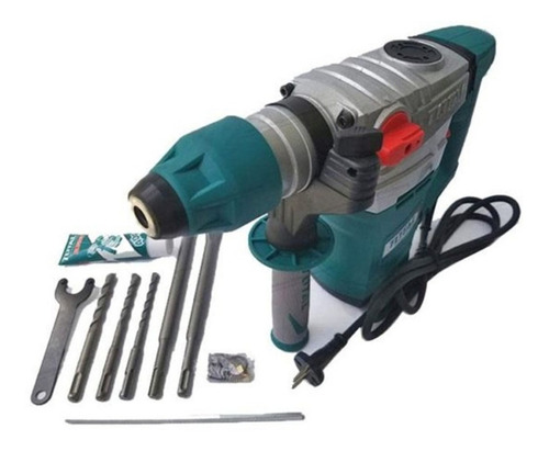 Imagen 3 de 7 de Martillo Rotopercutor Total 1800 W 7j + Maletin + Accesorios