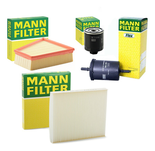 Kit 4 Filtros Vw Suran Mann Original Combo Filtros