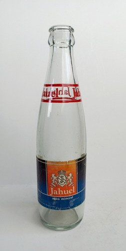 Botella Antigua Agua Mineral Jahuel Año 77