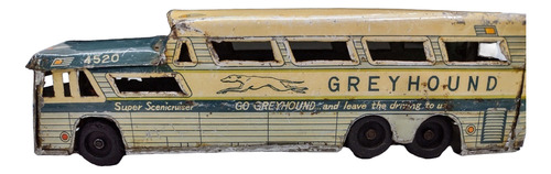 Autobús De Juguete Greyhound Super Scenicruiser #4520 (Usado)