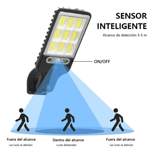 Lámpara Solar Led Exterior 3 Modos Con Control Remoto Dt228 - 2pza