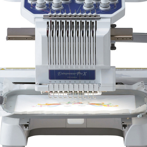 Bordadora Brother Semi Industrial De 10 Agujas Pro X Pr1055x