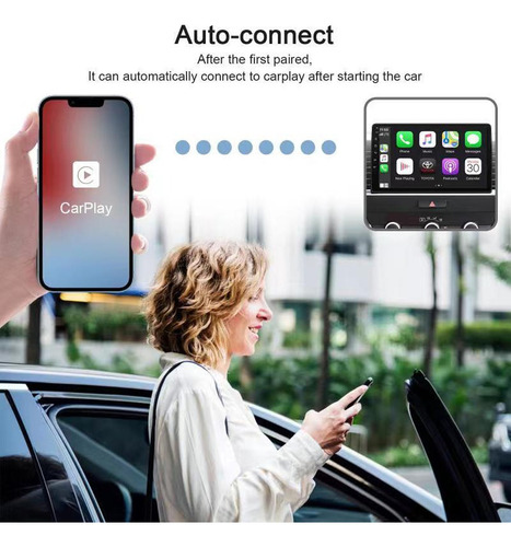 Adaptador Carplay Inálambrico Wireless Plug & Play I-phone
