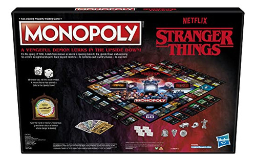 Jogo De Tabuleiro Monopoly Stranger Things Edition 14+ Ages