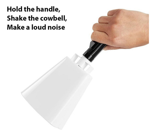Instrumento Cowbell Instrument Con Mango De 10 Pulgadas Para